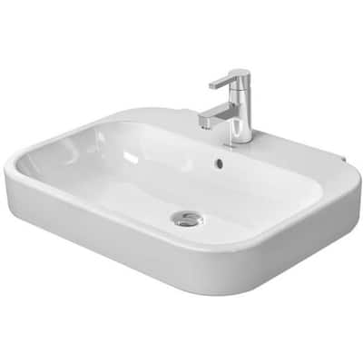 Duravit Happy D.2 23-5/8" Rectangular Ceramic Wall Mounted Bathroom