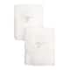 Authentic Hotel and Spa 2-piece White Turkish Cotton Hand Towels with ...