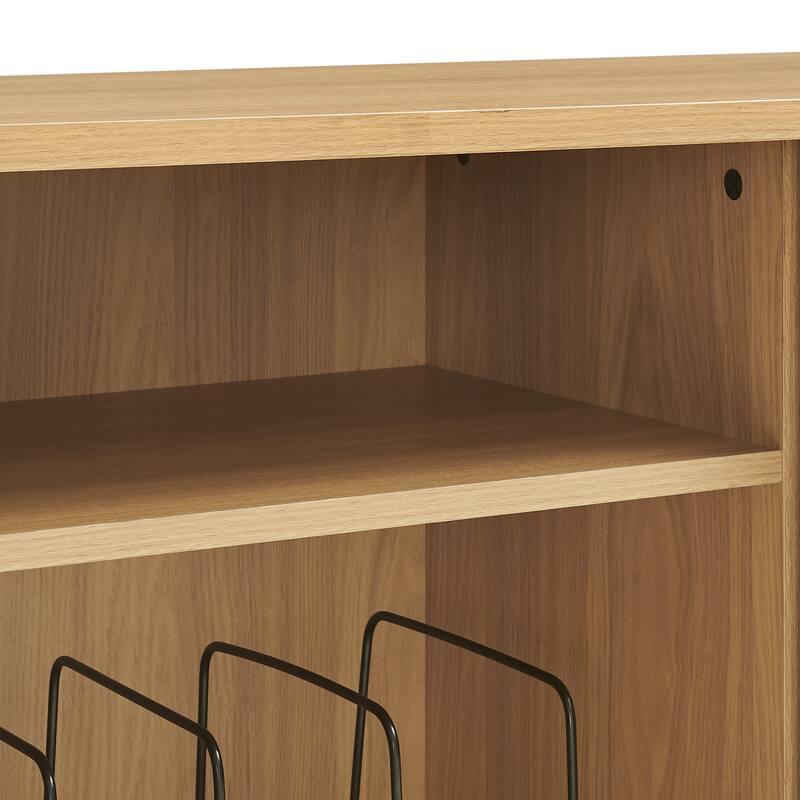 Crosley Gemma Medium Record Player Cabinet With Vinyl Storage