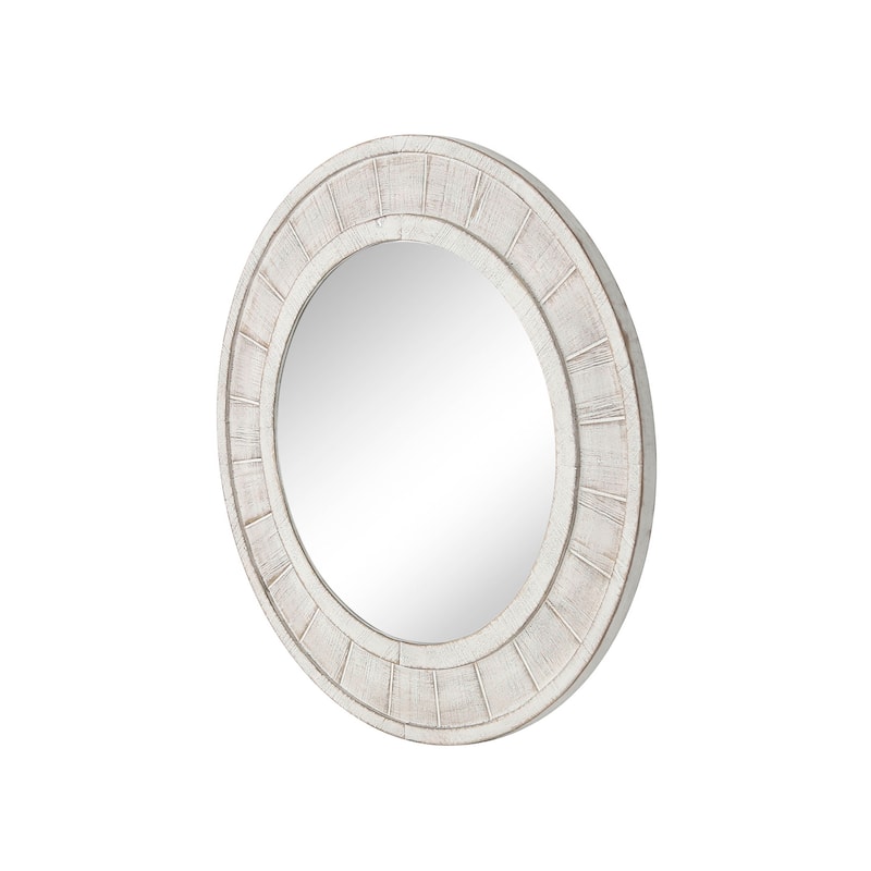 Sagebrook Home Decorative Wall Mirror with Wood Frame for Entryway, Bedroom, Living Room or Bathroom