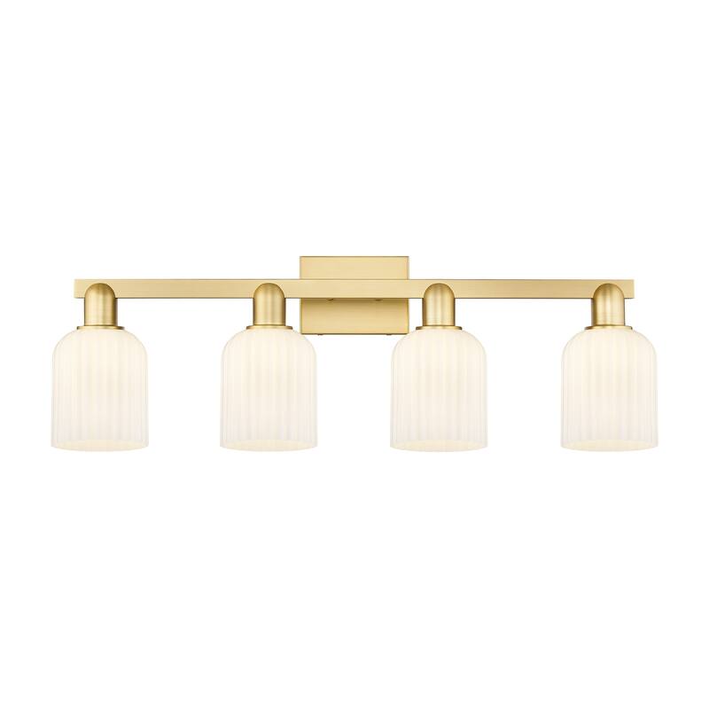 Innovations Lighting Downtown Urban - Bridal Veil - 4 Light 32" Bath Vanity Light