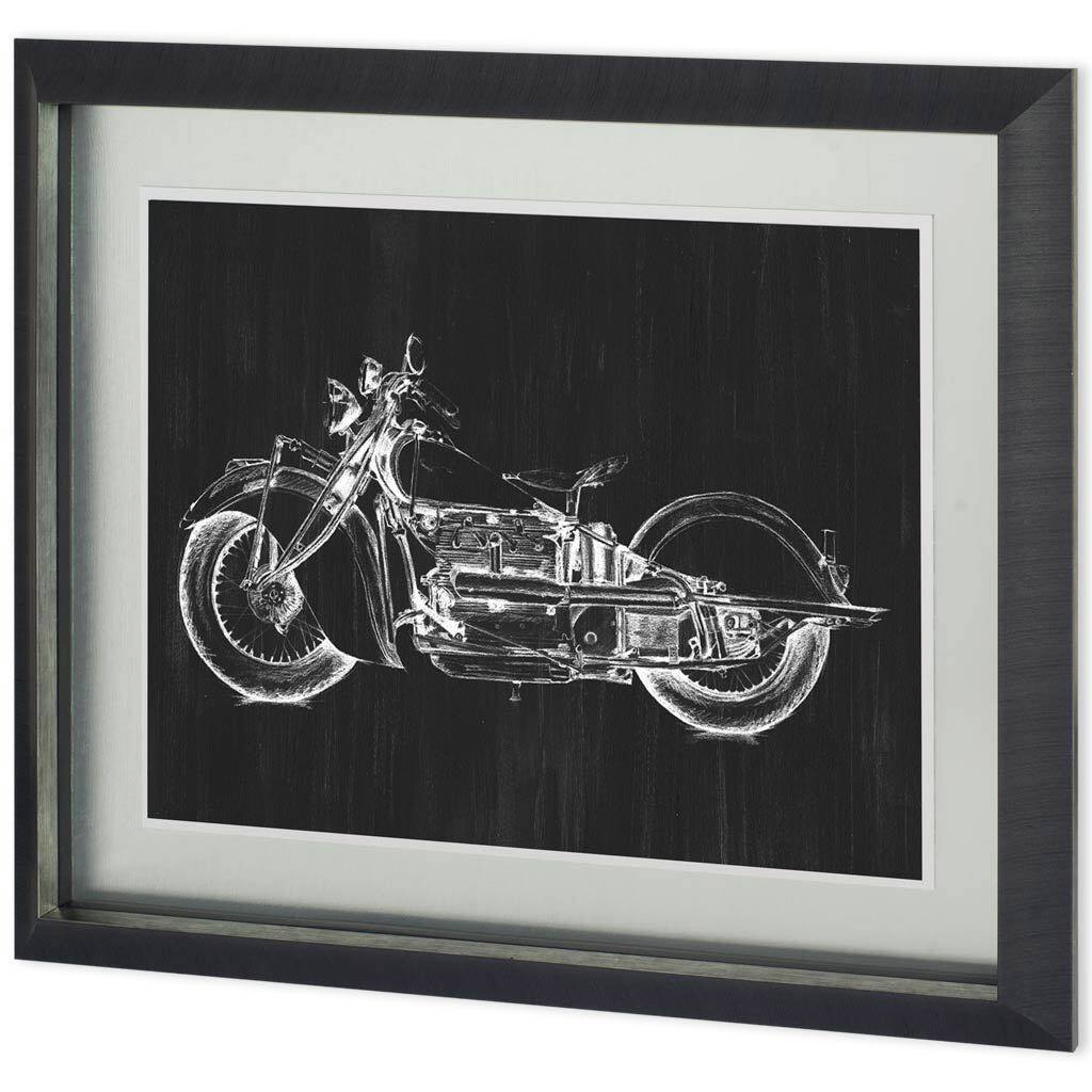 UA CH Motorcycle Graphic I Framed Art Print