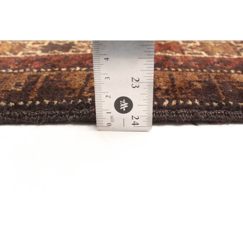 ECARPETGALLERY Hand-knotted Teimani Dark Navy Wool Rug - 2'9 x 4'4