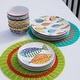 preview thumbnail 3 of 3, Euro Ceramica FreshCatch 12 Piece Dinnerware Set (Service for 4)