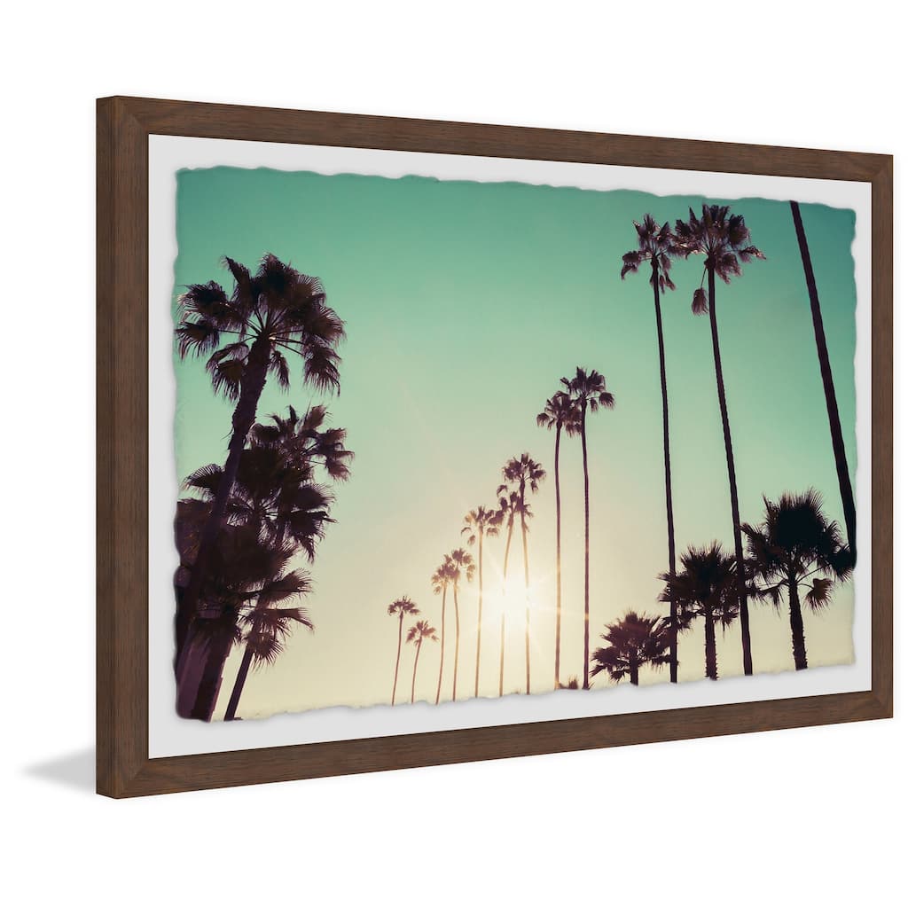 California Dreaming Framed Wall Art, Elegant Home Touch - Sophisticated Artwork for Refined Décor
