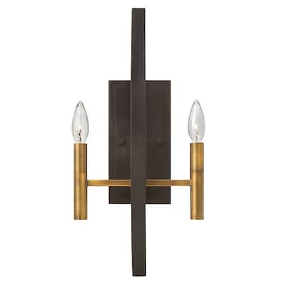 Hinkley Lighting Euclid 2 Light 20" Tall Wall Sconce