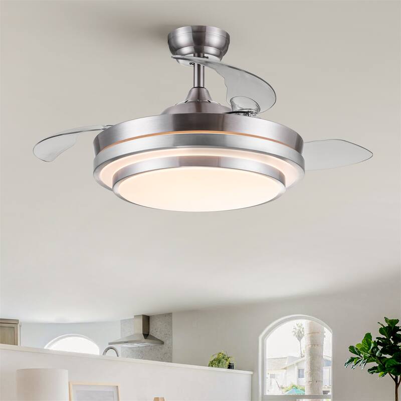 42 in. Retractable Ceiling Fan with Remote Control
