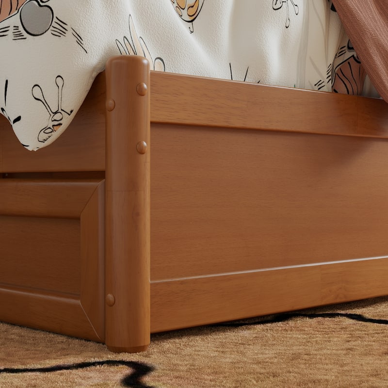 Everett Platform Bed with Panel Footboard and Storage Drawers