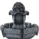 preview thumbnail 10 of 8, 3-Tier Budding Fruition Outdoor Water Fountain Backyard Feature - 34"