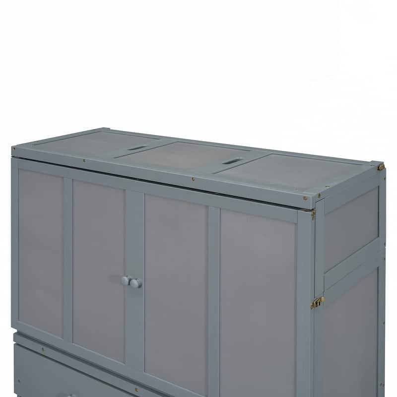 Murphy Bed with USB Port and a Large Drawer