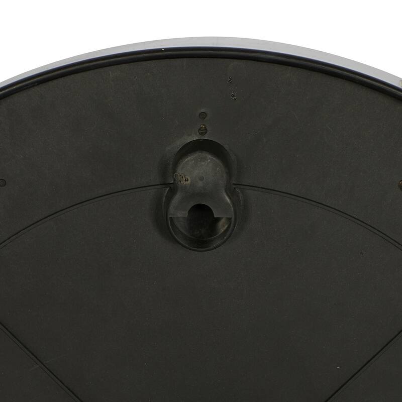 Dark Blue Glass Contemporary Wall Clock 20 x 20 x 3 - 20 x 3 x 20