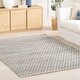 preview thumbnail 8 of 7, Home Conservatory Geometric Rag Handwoven Jute Area Rug