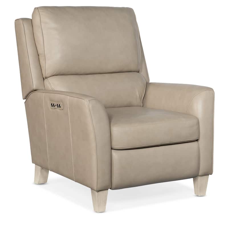Hooker Furniture RC101-PH 34" Wide Leather Recliner Table - Beige
