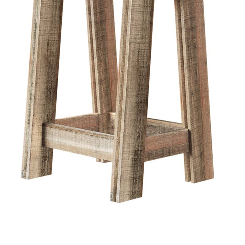 CraftPorch Rustic 2-Pieces End Tables with Coffee Table