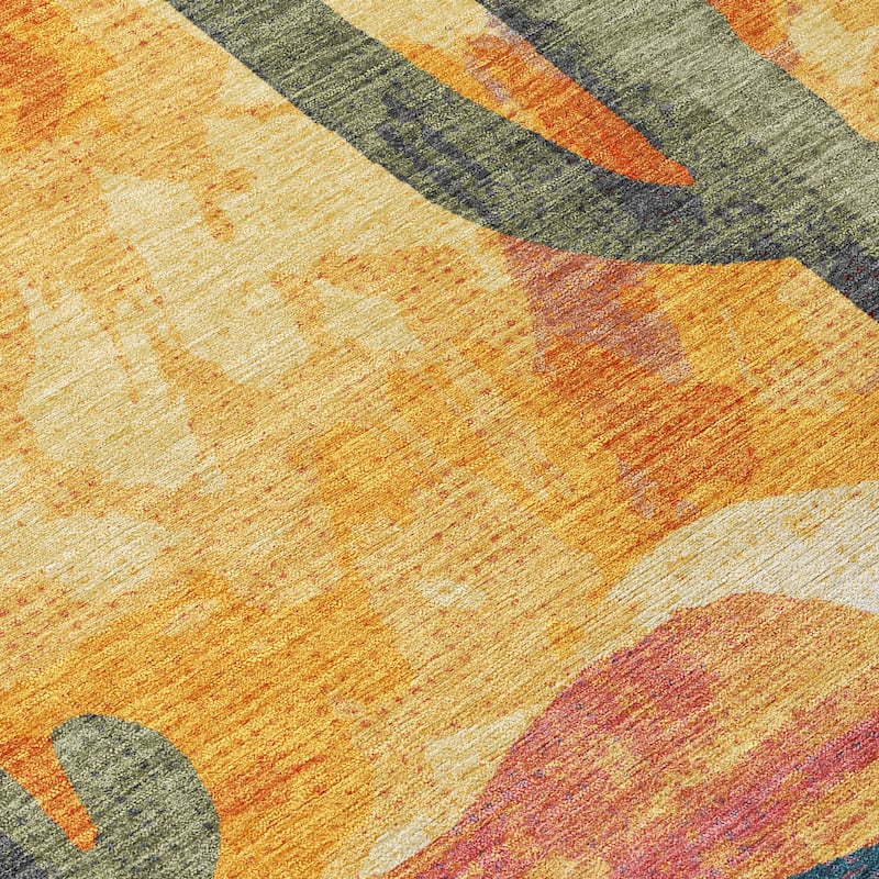 Machine Washable Indoor/ Outdoor Desert Inspiration Chantille Rug