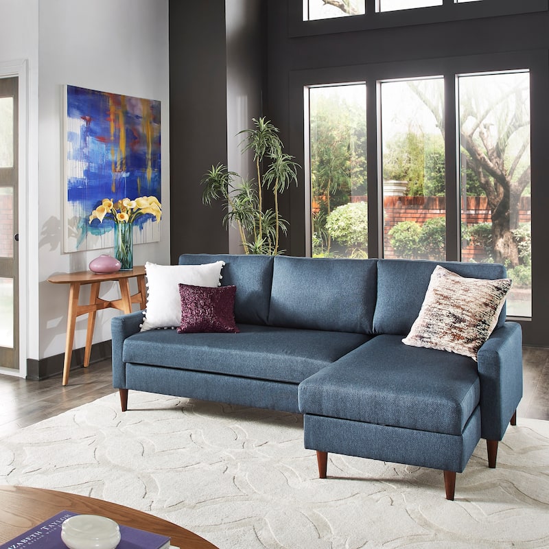 Parker Convertible Sofa with Right Facing Storage Chaise by iNSPIRE Q Modern
