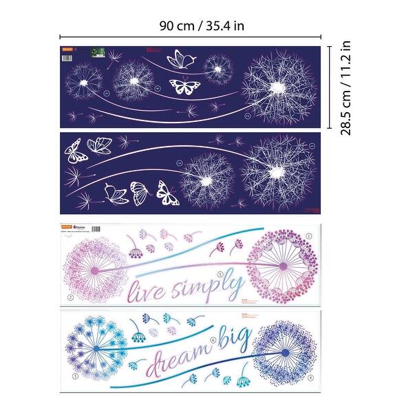 Live Simply with Butterflies Kids Wall Stickers Nursery Decals DIY Art - Multi