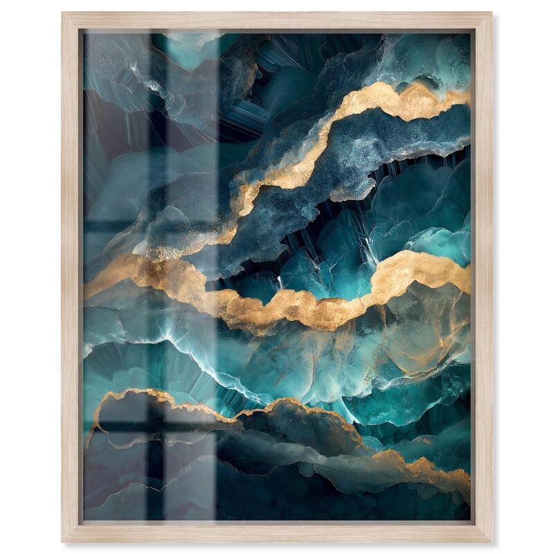 Power Edge I Shadowbox by Art Remedy - Natural - 16" x 20"