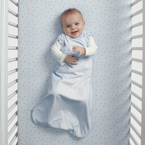 slide 2 of 7, TrueSleep Sleep Sack | 100% Organic Cotton | GOTS and Oeko-Tex 100 Certified | 2-Way Zipper |Large: 6-12 Months