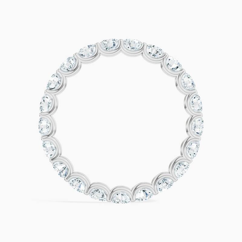 Auriya 14k Gold Round Lab Grown Diamond Eternity Band 2.10 - 9.75 ct. tw. (F-G, VS)