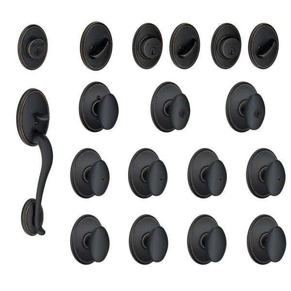 Schlage F600WKFSIE Schlage F600WKFSIE Wakefield Complete House Door