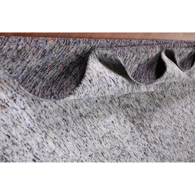 Gabbeh Indian Area Rug Hand-Knotted Oriental Silk Carpet - 7'9" x 9'11"