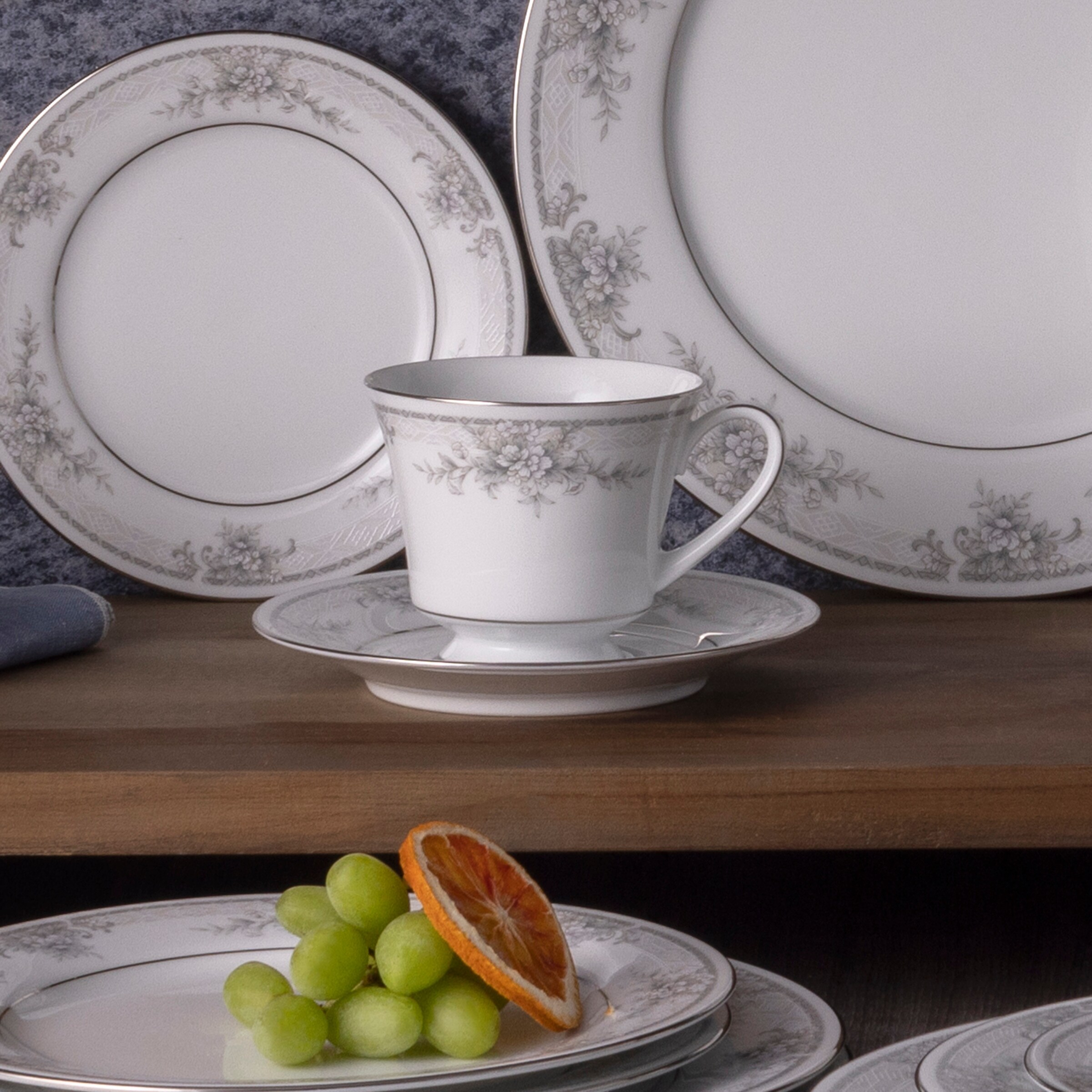 Noritake Sweet Leilani Set Of 4 Teacups, 8 oz. - Overstock - 40117912