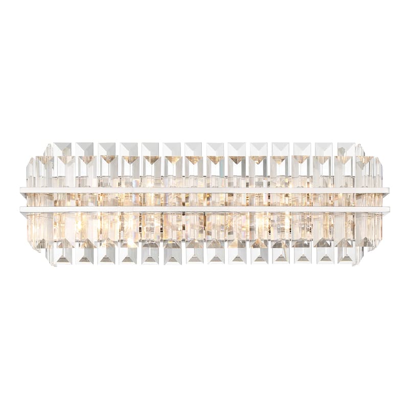 Hayes 4 Light Polished Nickel Bathroom Vanity