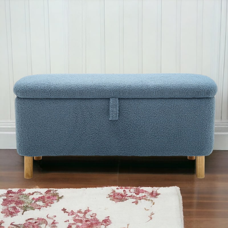 39'' L Upholstered Storage Ottoman Bench