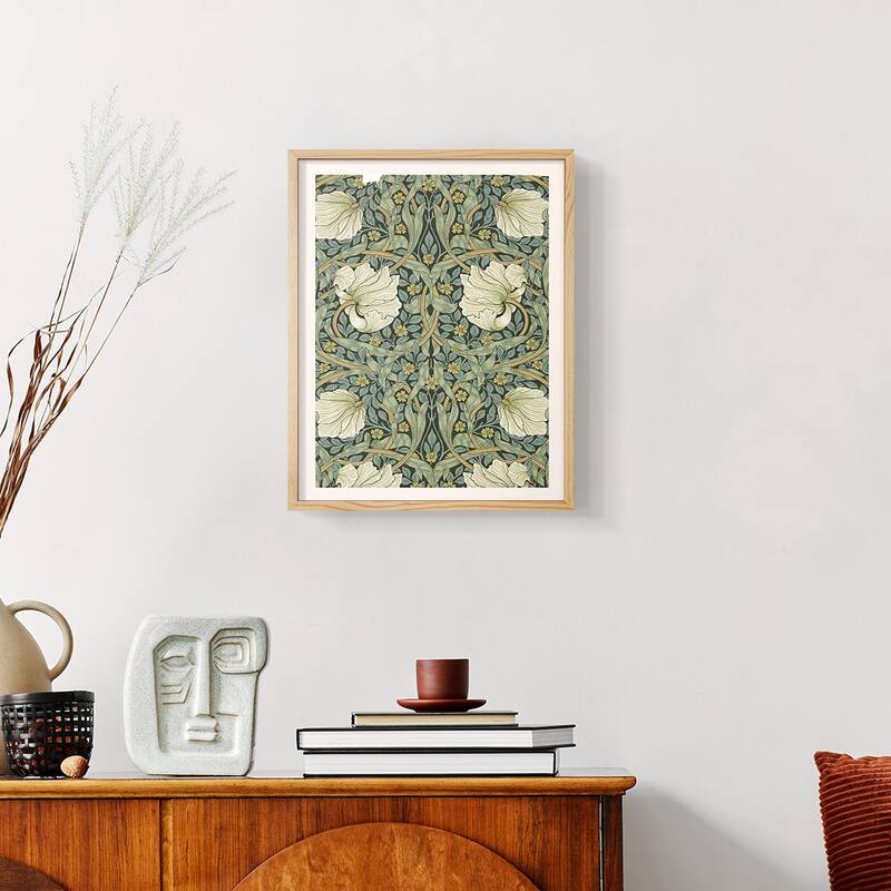 Vintage Abstract Print XXVIII -Framed Print