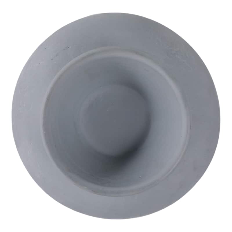 Pottery Terracotta Bowl Pedestal Base Modern Casual Decor - 7" Blue - 11.75" x 11.75" x 6.5"
