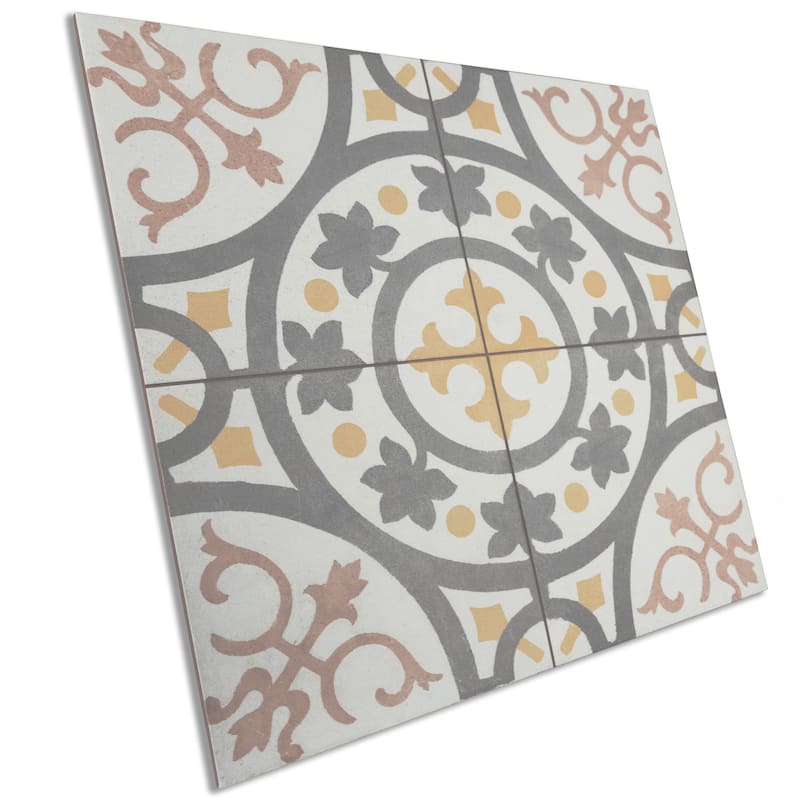 Merola Tile Kings Paname Trocadero 17-5/8" x 17-5/8" Ceramic Floor and Wall Tile