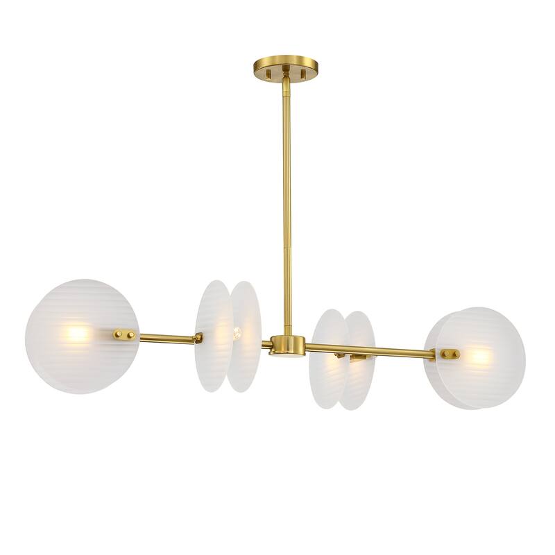 Designers Fountain D311C-IS Sky Fall 4 Light 40" Wide Linear Pendant