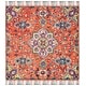 preview thumbnail 4 of 10, SAFAVIEH Handmade Aspen Romy Boho Tribal Wool Medallion Rug 5' Square - Red/Gold - Square