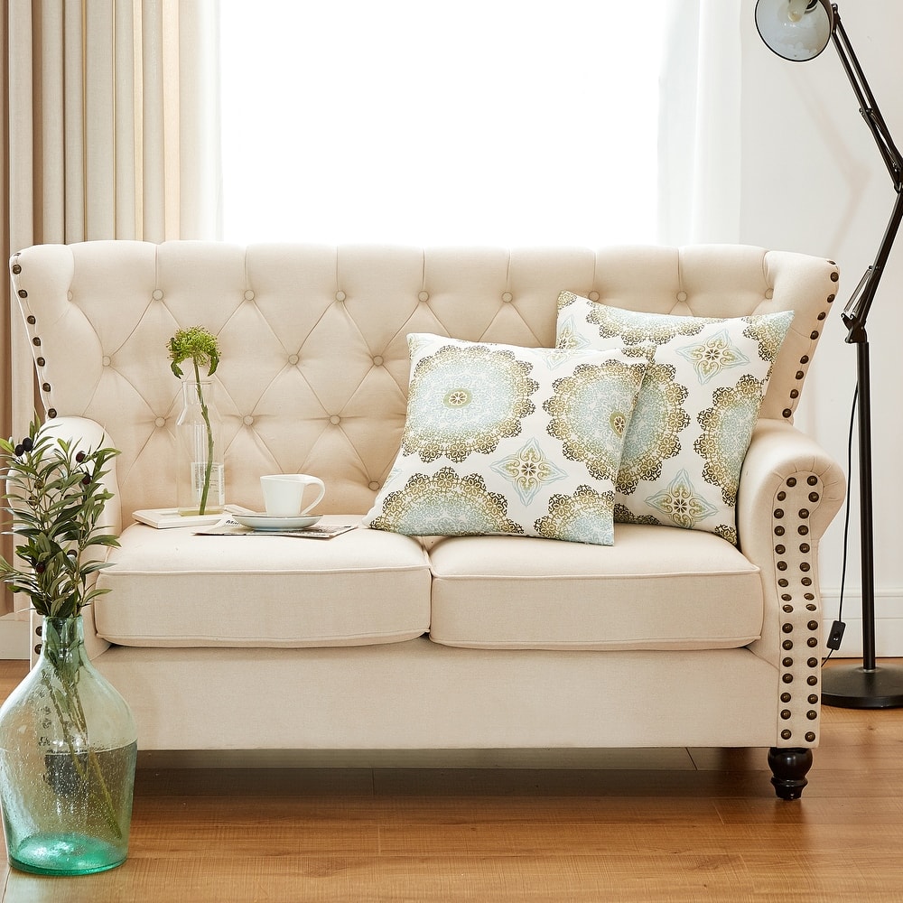 Delia Printed Pillow Shell 2 Piece Set, NO INSERT