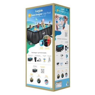 Funsicle: Oasis Designer 13ft Above Ground Lap Pool - On Sale