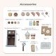preview thumbnail 11 of 13, Teamson Kids Wooden Coffee Stand Pretend Play with Coffee Machine and 29 Pcs Accessories for Age 3-5 Kid and Toddlers