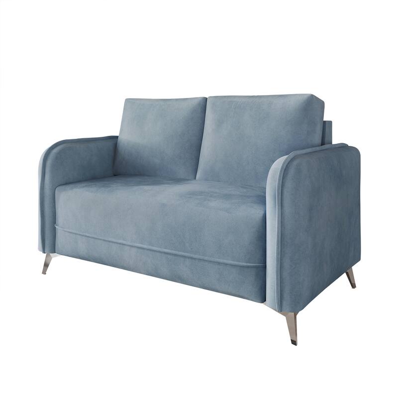 CraftPorch Luxurious Velvet Upholstered Loveseat - N/A