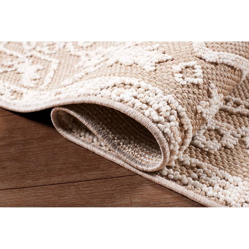 Obeetee Resort Heriz Performance Woven Indoor/Outdoor Area Rug