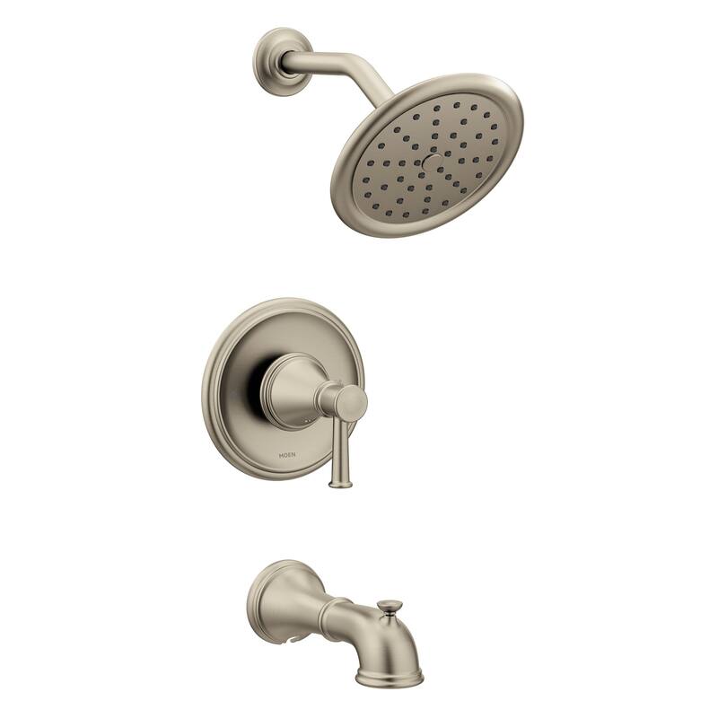 Moen Belfield Tub and Shower Trim Package with Single Function 1.75 - Brushed Nickel