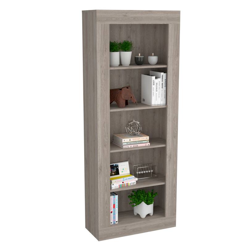FM Furniture Melbourne Bookcase with 5 Storage Shelves Bed Bath