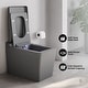 preview thumbnail 3 of 6, Concorde One Piece Smart Toilet 1.28 Gpf In Matte Gray With Heated Bidet, Air Drying, Night Light, Foot Sensor