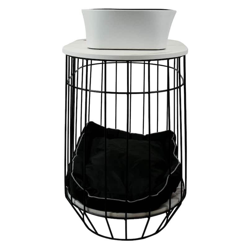 Fine Fixtures Dumbo Modern Bathroom Vanity -Black Rack with Vessel Sink