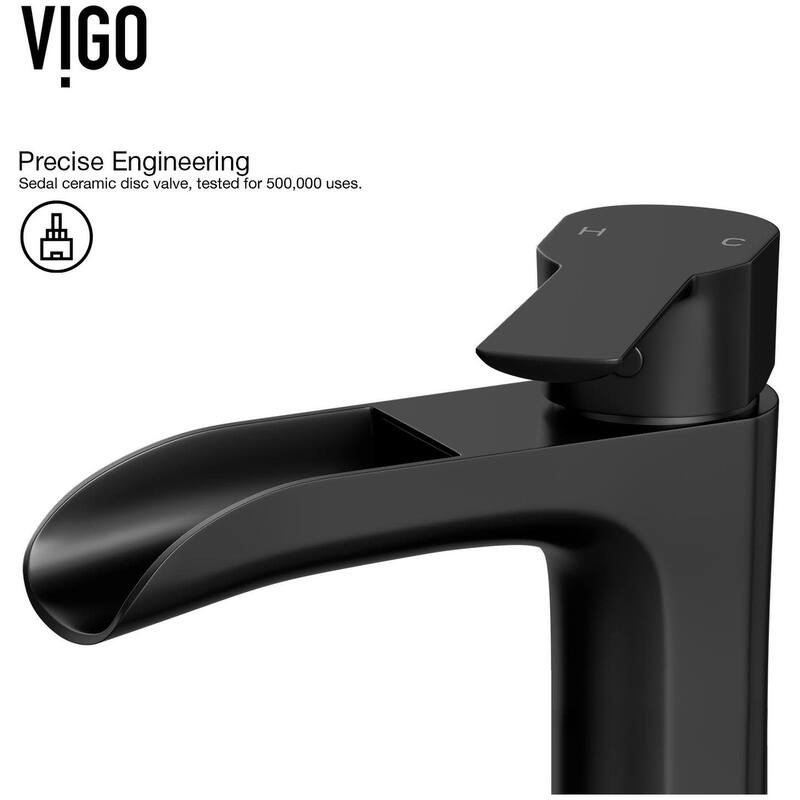 Vigo VGT2041 Montauk 23" Rectangular Stone Composite Vessel Bathroom