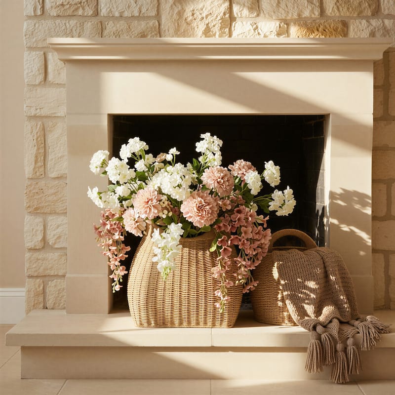Paper Rope Basket with Handles