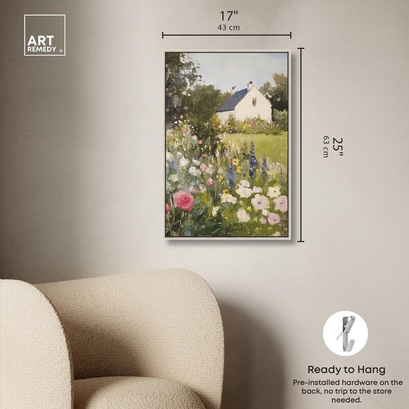Floral Farmhouse II Canvas by Art Remedy