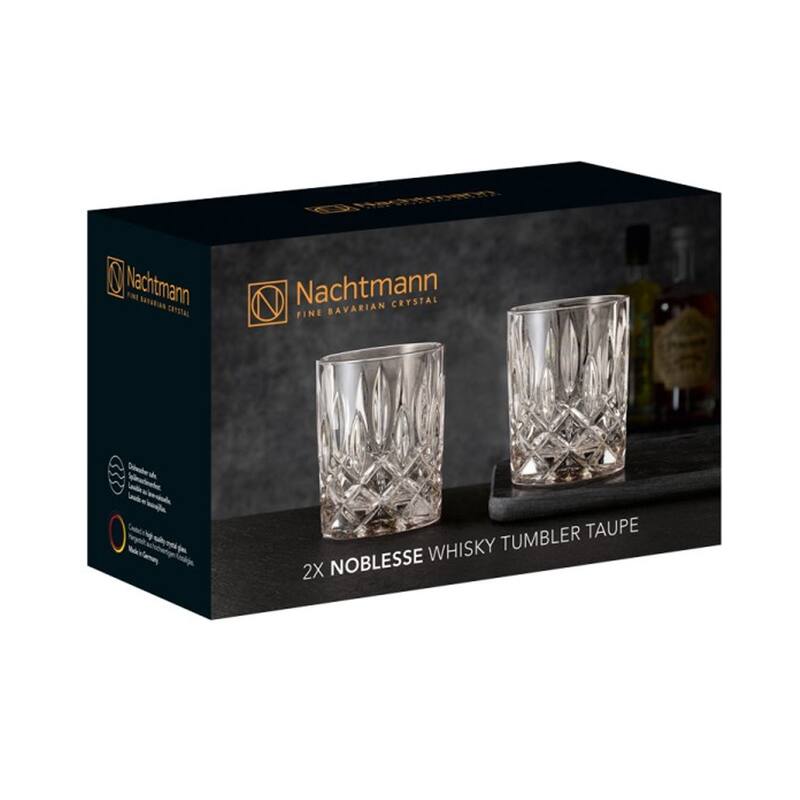 Nachtmann Set of 2 Noblesse Fine Glass Whiskey Tumblers