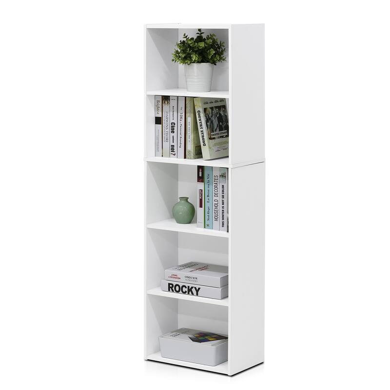 Porch & Den Hollygrove Reversible Color 5-tier Open Shelf Bookcase