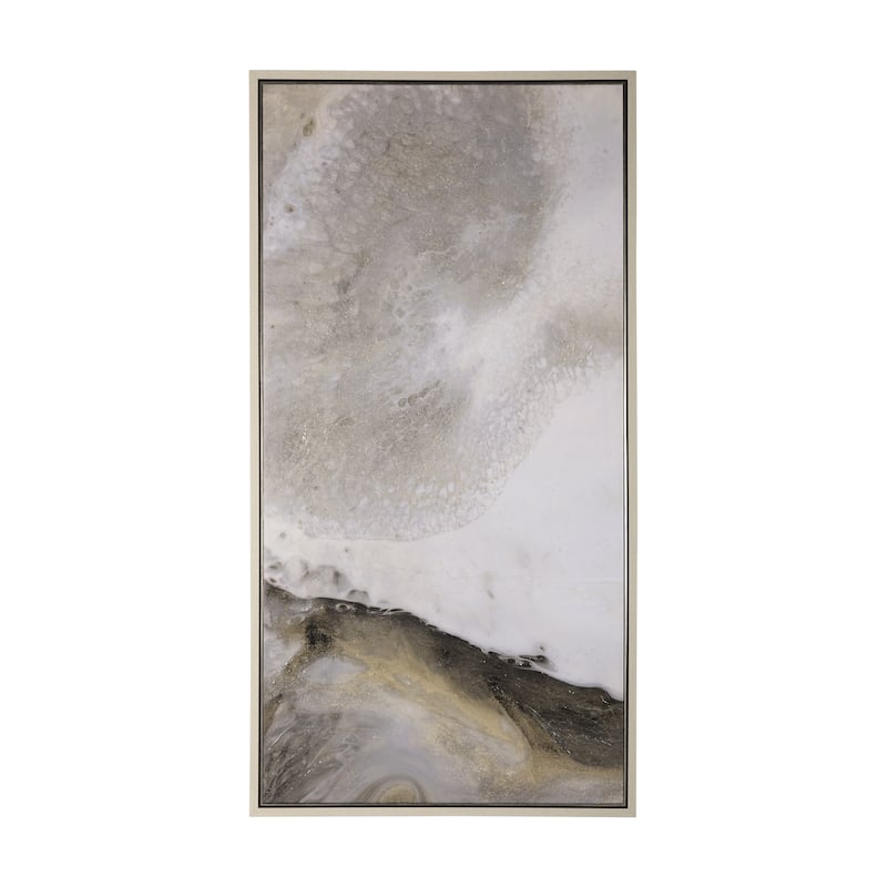 Sandy Waves I (40 x 80) Framed Canvas Art Print - I Large