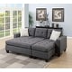 Tufting Sectional Sofa with Ottoman - Bed Bath & Beyond - 33799120